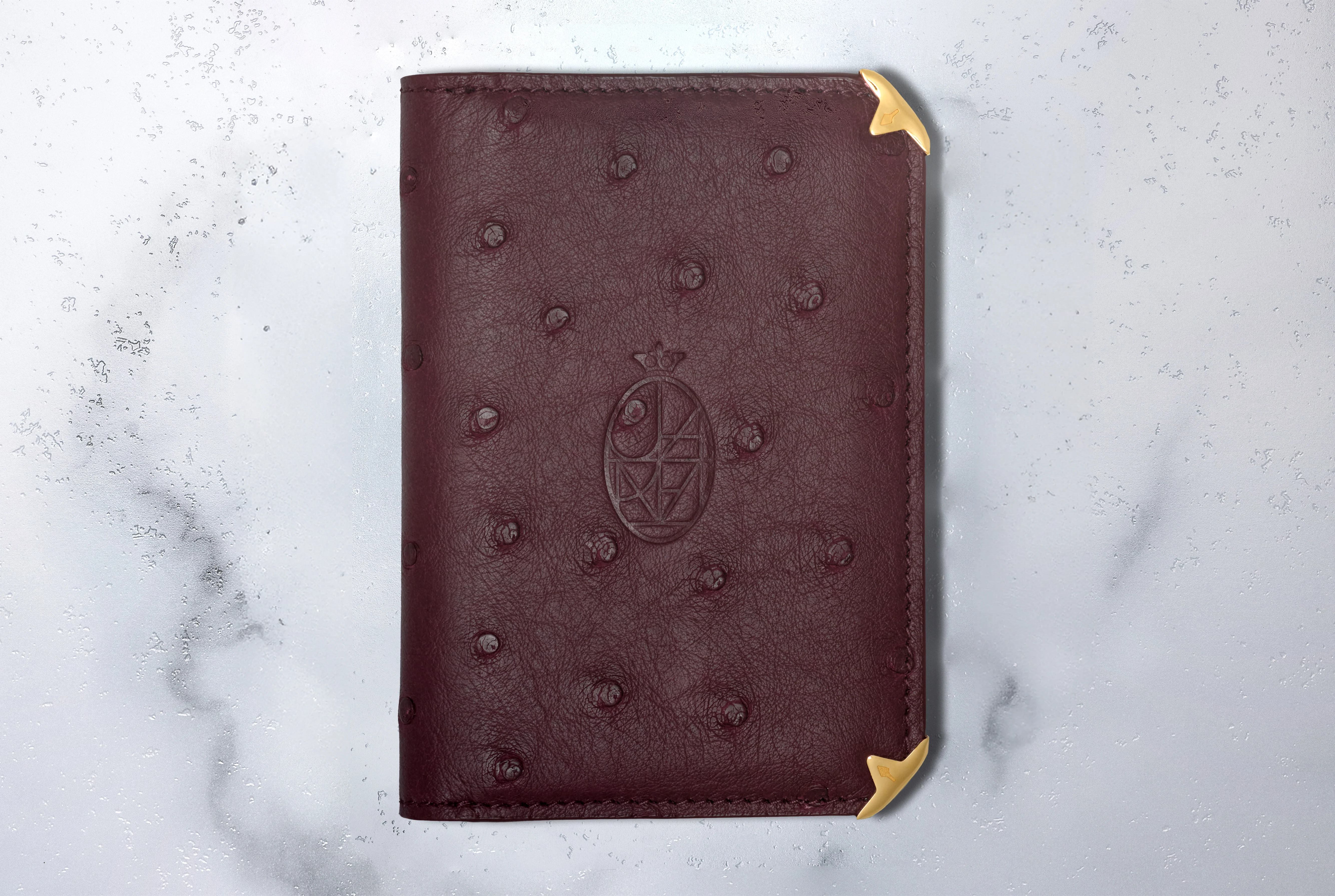 ELSTON TRIFOLD WALLET - OSTRICH - Image 3