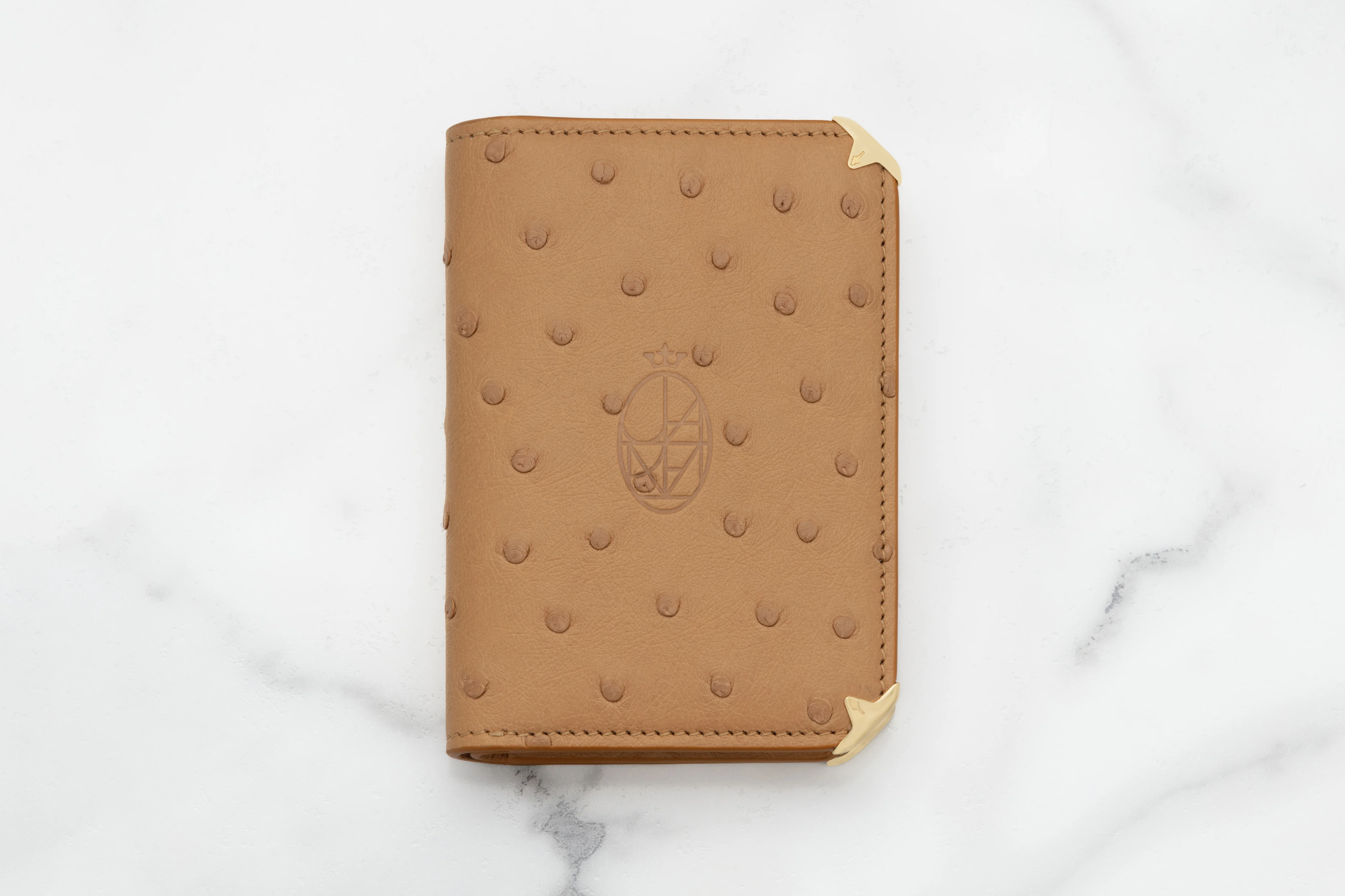 ELSTON TRIFOLD WALLET - OSTRICH - Image 4