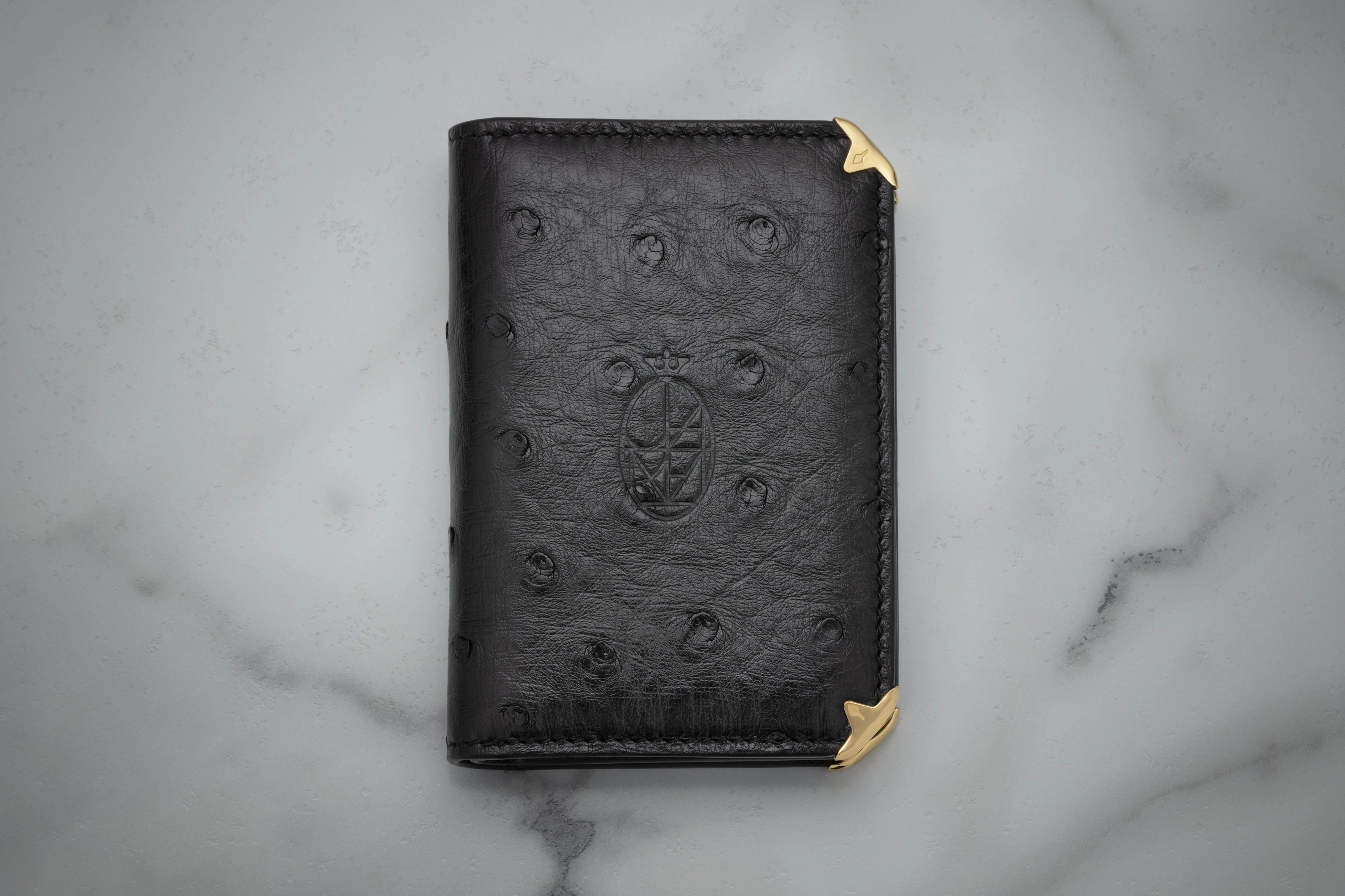 ELSTON TRIFOLD WALLET - OSTRICH - Image 5
