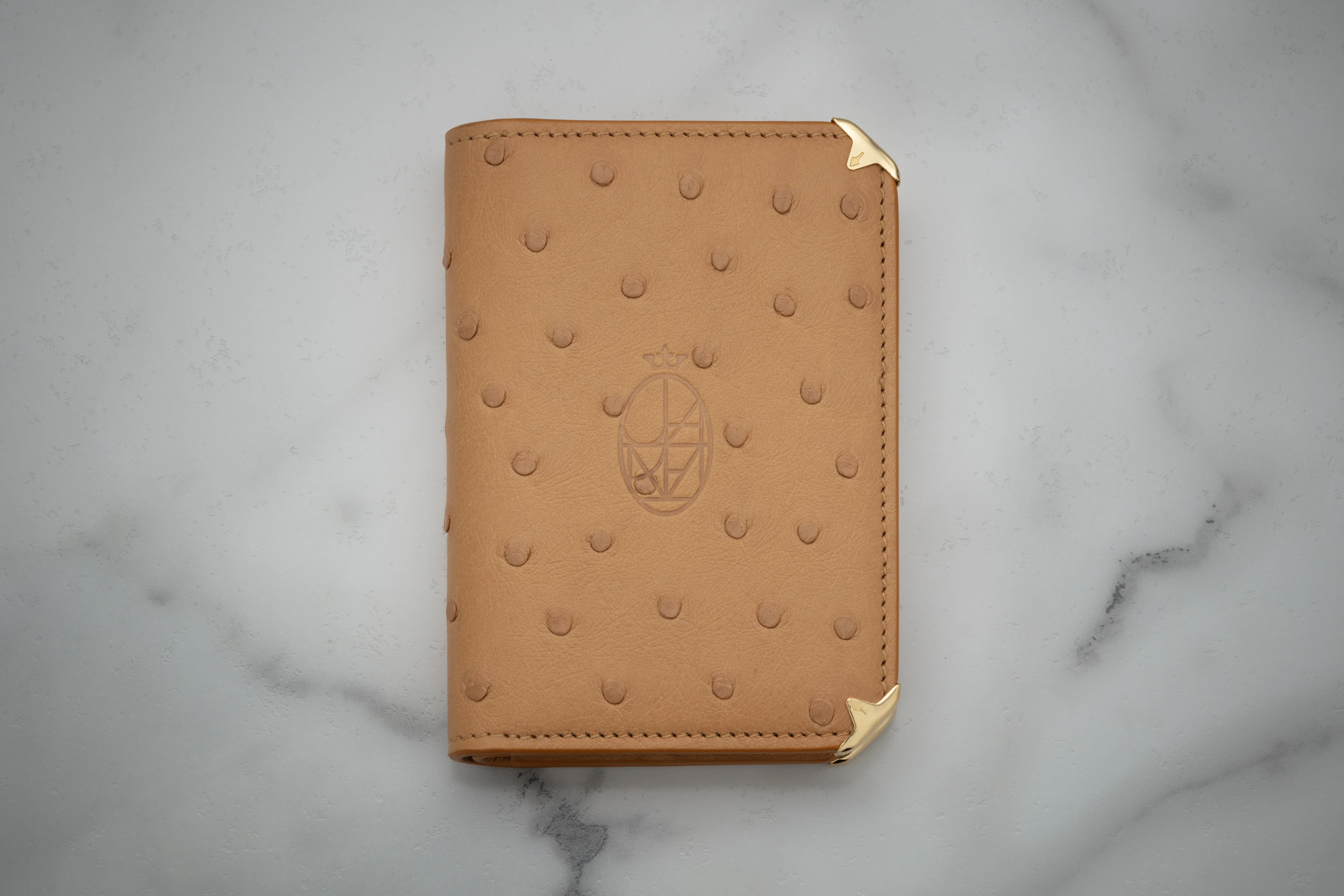 ELSTON TRIFOLD WALLET - OSTRICH - Image 6