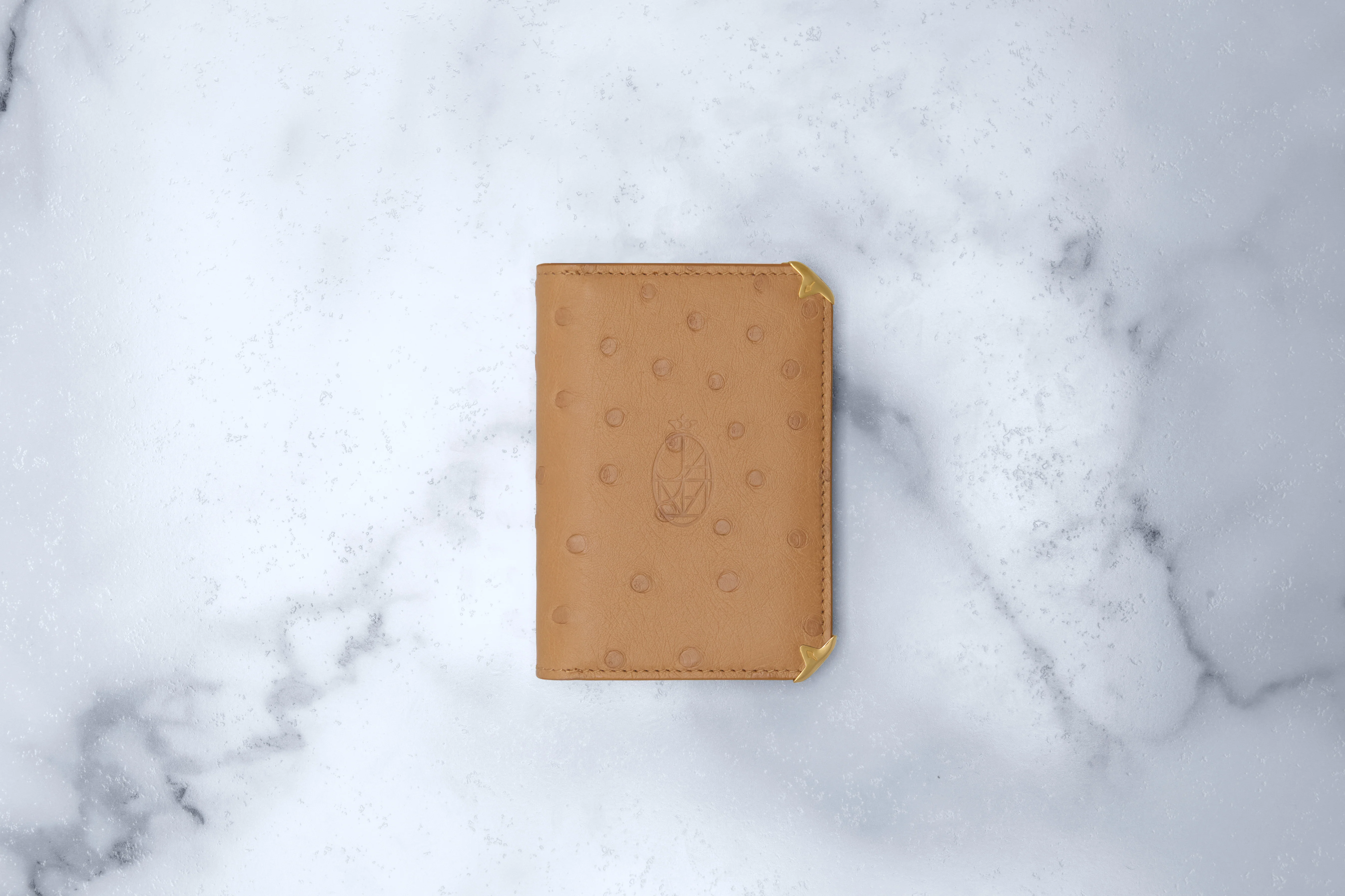 ELSTON TRIFOLD WALLET - OSTRICH - Image 8
