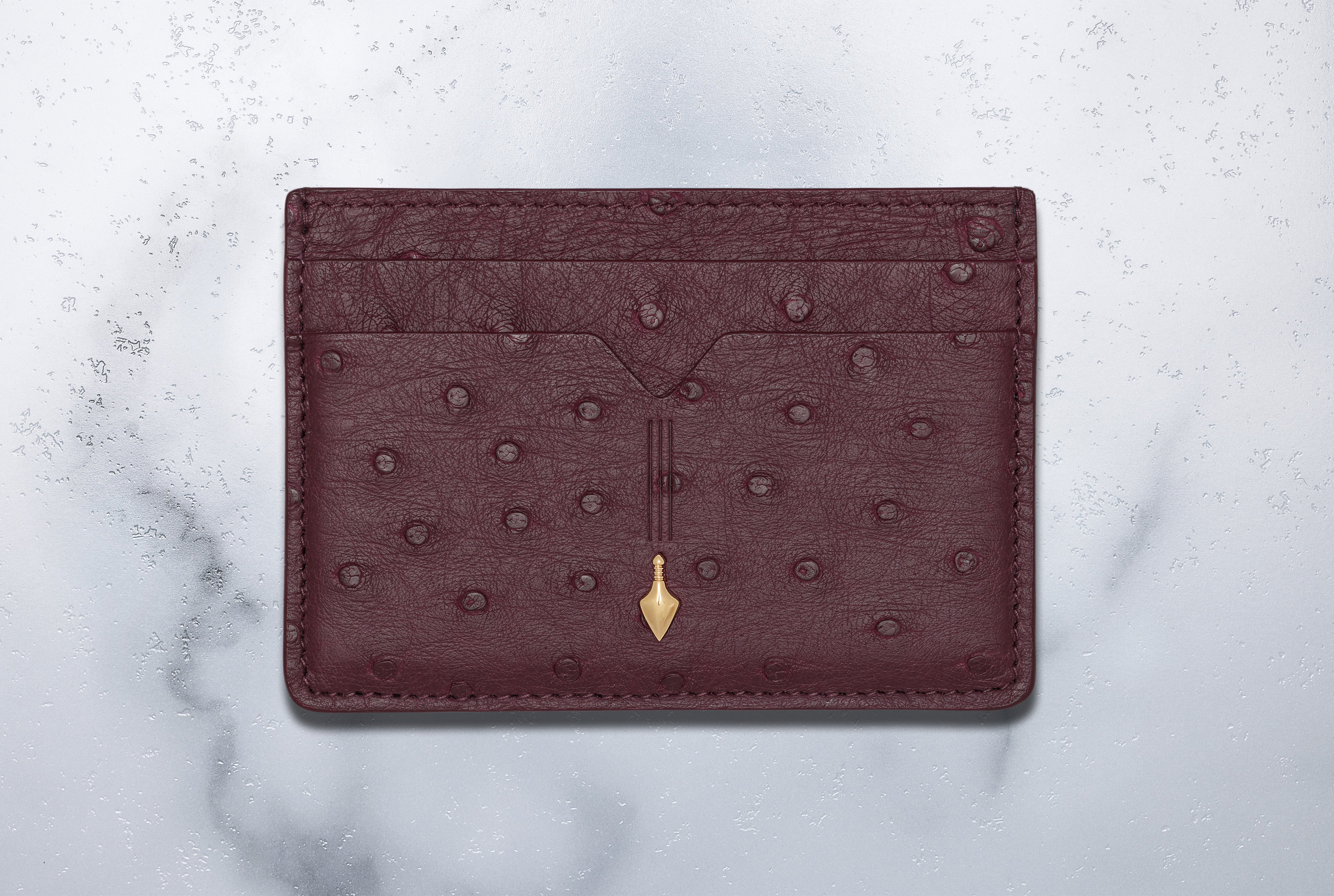 THEODORE CARD HOLDER - OSTRICH - Image 4