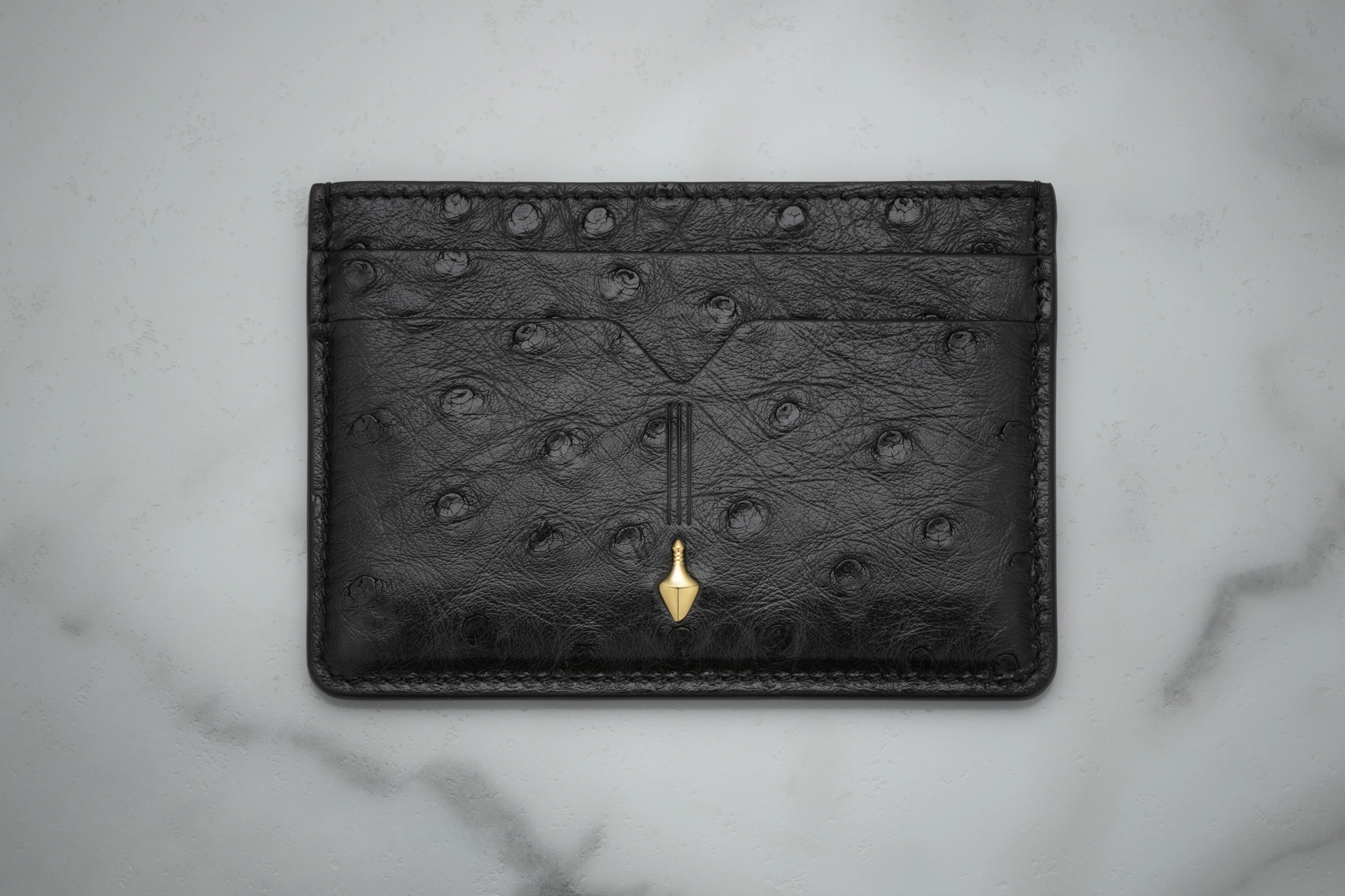 THEODORE CARD HOLDER - OSTRICH - Image 5